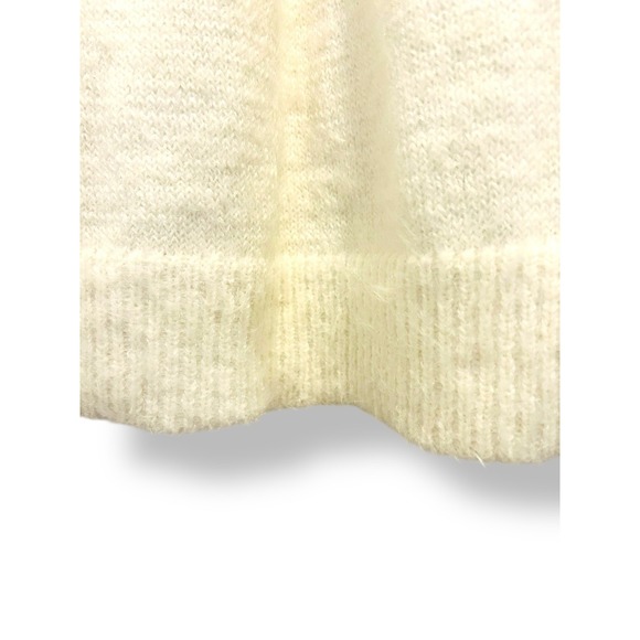 Fair Isle Sweater Size Medium Boho Country Oversized Cozy Knit Cream Multicolor - Picture 9 of 13